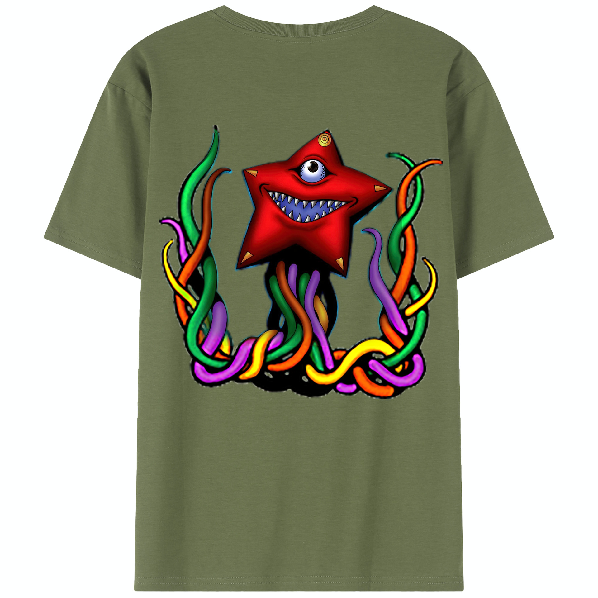 （画像用） 遊☆戯☆王 Yu-Gi-Oh! 綿100％半袖Tシャツ（背面プリント）